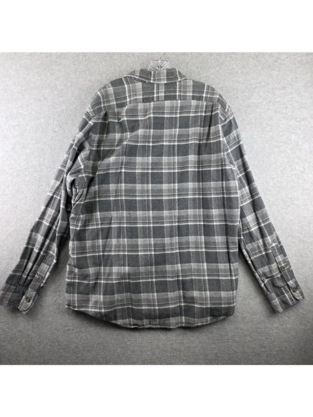 Polo Ralph Lauren Shirt Mens 2XL Gray Plaid Long Sleeve Button Up Pony Logo